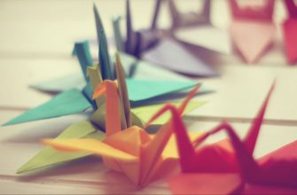 bumaga zhuravliki makro origami fon foto 31423 1280x720